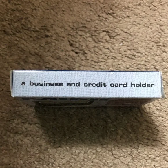 Mini Attache Handcrafted Miniature Briefcase- A business in credit card holder - Picture 5 of 6